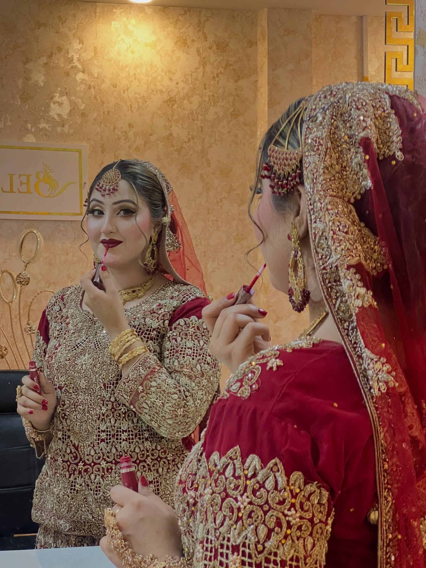 Bridal makeup at Bella's Beauty Salon